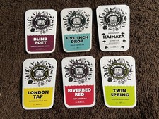 6 NEW RIVER BREWERY. Hertfordshire. Beer pump clips.