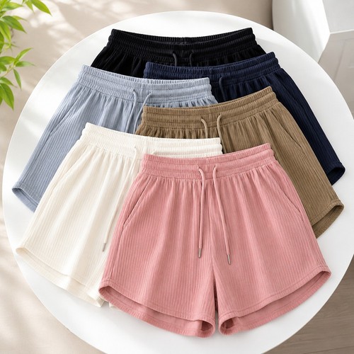 Womens ladies shorts elastic - ladies,