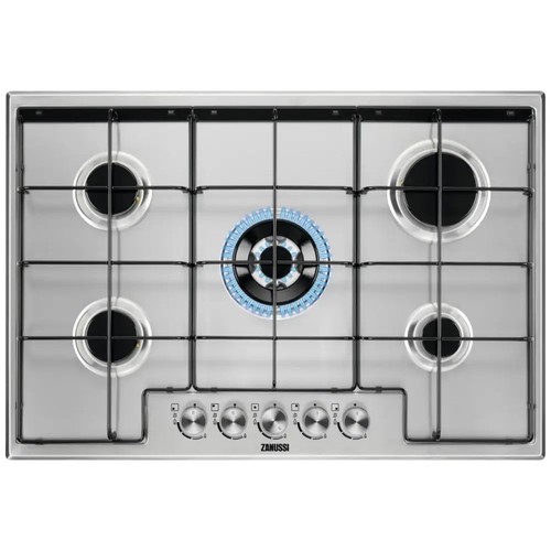 Hob zanussi zgnn755x gas - hob, 5