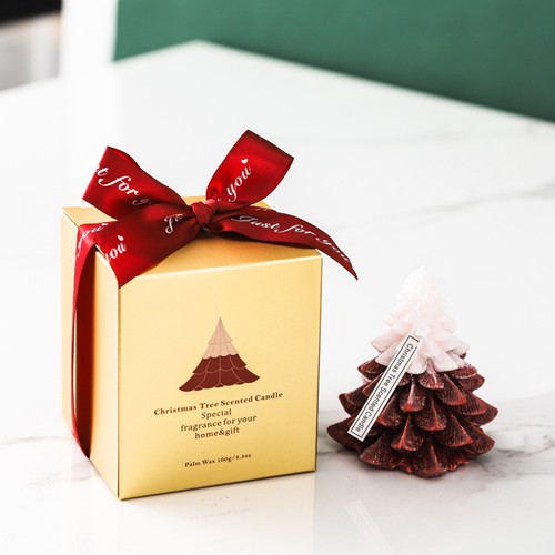 Christmas tree candles tower - christmas,