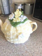 Hand knitted basket weave - knitted,