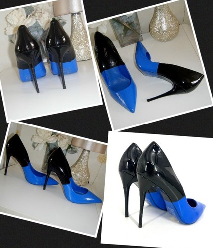 Aldo stessy black blue 8 - aldo, black/blue