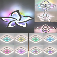 Modern LED Ceiling Light Warm White Ceiling Lamp Chandeliers Bedroom Living