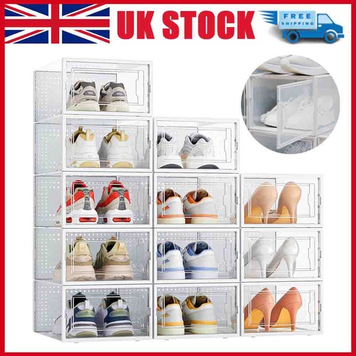 Shoe storage boxes 12pcs - storage,
