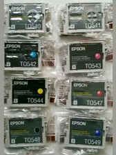 EPSON T0540 T0541 T0542 T0543 T0544 T0547 T0548 T0549 Genuine Ink Cartridges