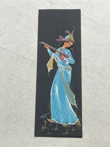 60s signed miniature painting - miniature,