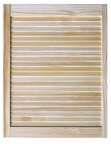 Pine louvre doors - pine,