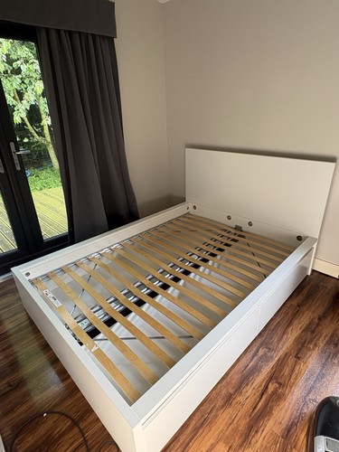 Ikea malm double bed - ikea, frame