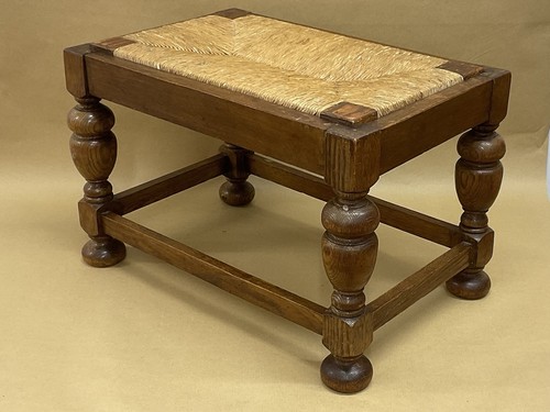 Arts and crafts oak - and, stool