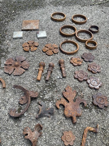 Job lot wrought - wrought, iron