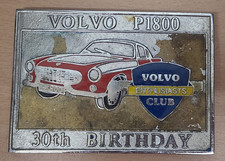 Vintage Enamel Car Badge Volvo P1800 Enthusiast Club 30th Birthday (18)