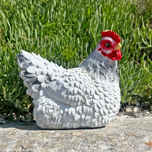 Garden chicken ornament - garden,