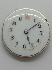 Vintage ROLEX W&D RED 12 TRENCH Military watch Movement Good Balance Dial Hands