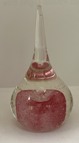 Vintage pink clear glass - pink/clear,