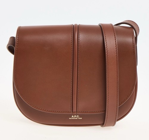 Brown leather mini betty - a.p.c,