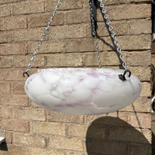 Vintage art deco hanging glass - vintage,