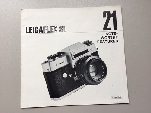 Leicaflex camera 21 - sl,