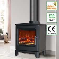 Defra 4.3KW Cast Iron Wood Log