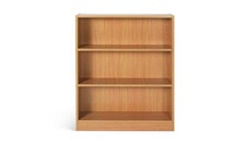 Apley Short Bookcase - Oak Effect