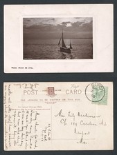 1909 KEVII Ripon Yorkshire Cancel on Peace Be Still Postcard