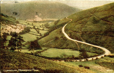 1931 postcard Horseshoe Pass LLANGOLLEN Denbighshire