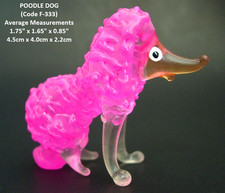 Miniature GLASS DOG Glass