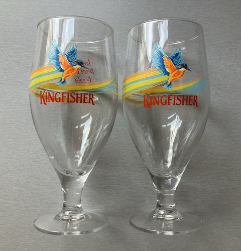 Kingfisher beer chalice 20oz - kingfisher,
