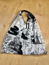 MM6 Maison Margiela Japanese tote bag in rare graffiti print