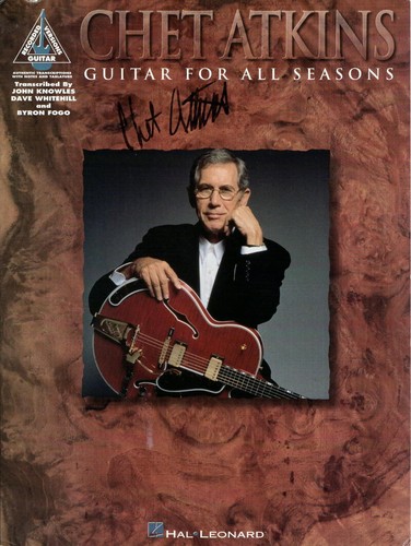 Chet atkins signed - signed, autograph