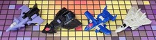 Vintage Hasbro Transformers G1 Micromaster Air Strike Patrol x4 Complete