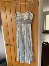 Ladies silver/grey Cocktail dress, size 10, by Goya