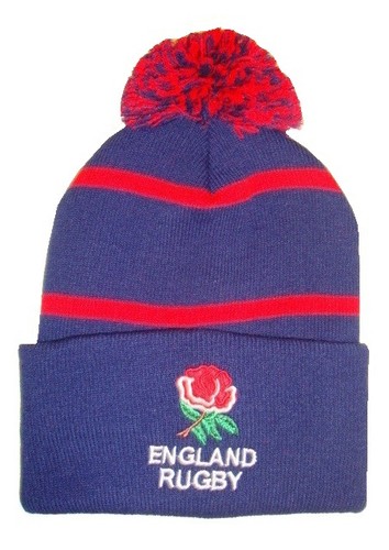 England rugby bobble hat - england,