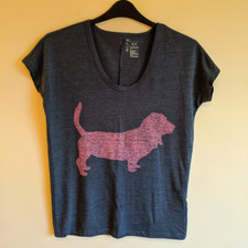 New! Gap women's blue Dachshund t-shirt - XS - sausage dog graphic top cotton