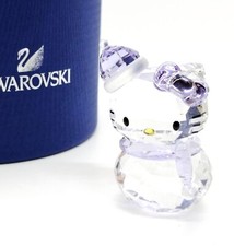 Swarovski Sanrio Hello Kitty Snowman Crystal Figurine 1142949