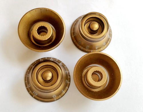 Gold volume tone control bell - volume,