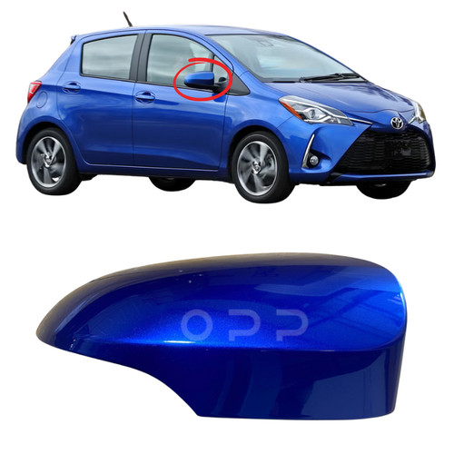 Door wing mirror cover - wing, painted