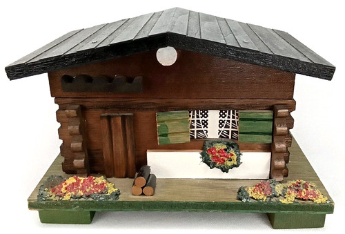Vtg swiss chalet wood - vtg,