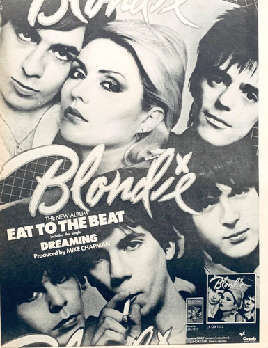 Blondie 1979 vintage poster - vintage,