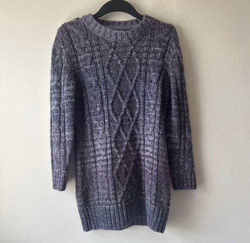 Indigo purple cable - m&s, knit