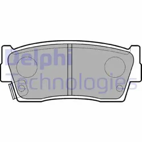 Brake pads low metallic lp684 - brake, low-metallic
