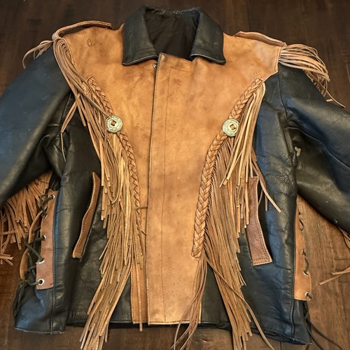 Unik leather two - leather, fringe