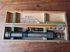 Ottway & Co Power 3 Military Sighting Telescope, Patt G339 dated 1919