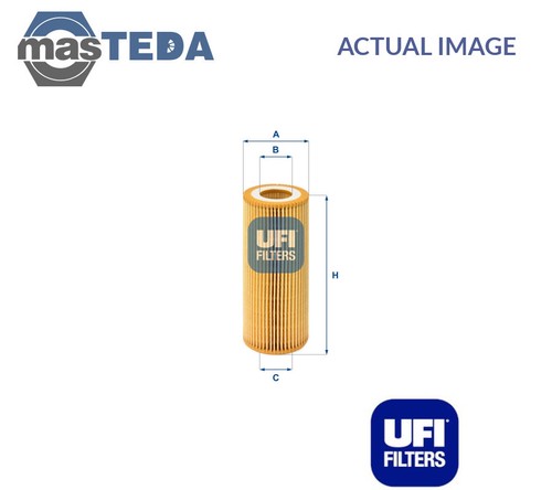 2504800 engine oil filter ufi - 2504800,