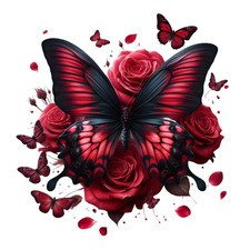 Swallowtail Butterfly Black