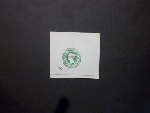Stationery 1881 1s green - 1881, qv