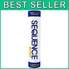 Giant Jumbo SEQUENCE Game - Cushioned Mat & Cards