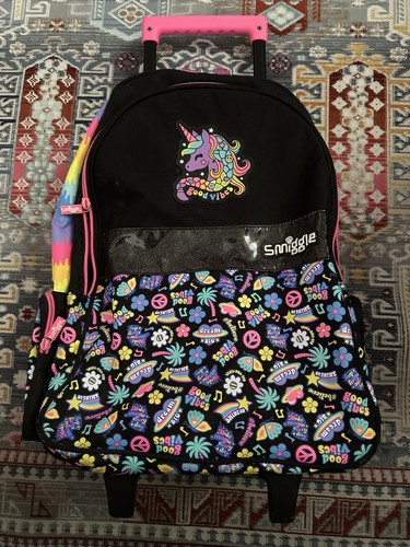 Smiggle black unicorn trolley - smiggle,