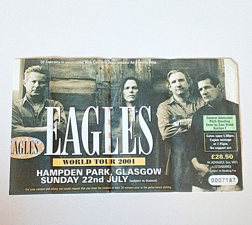 Eagles world tour - tour, 2001