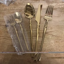 Gold coloured stainless steel