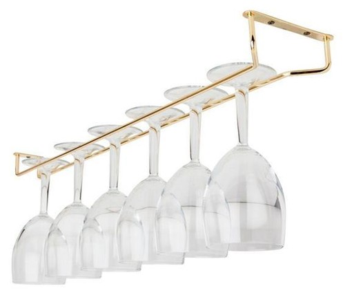 Brass glass hanger wine - brass,